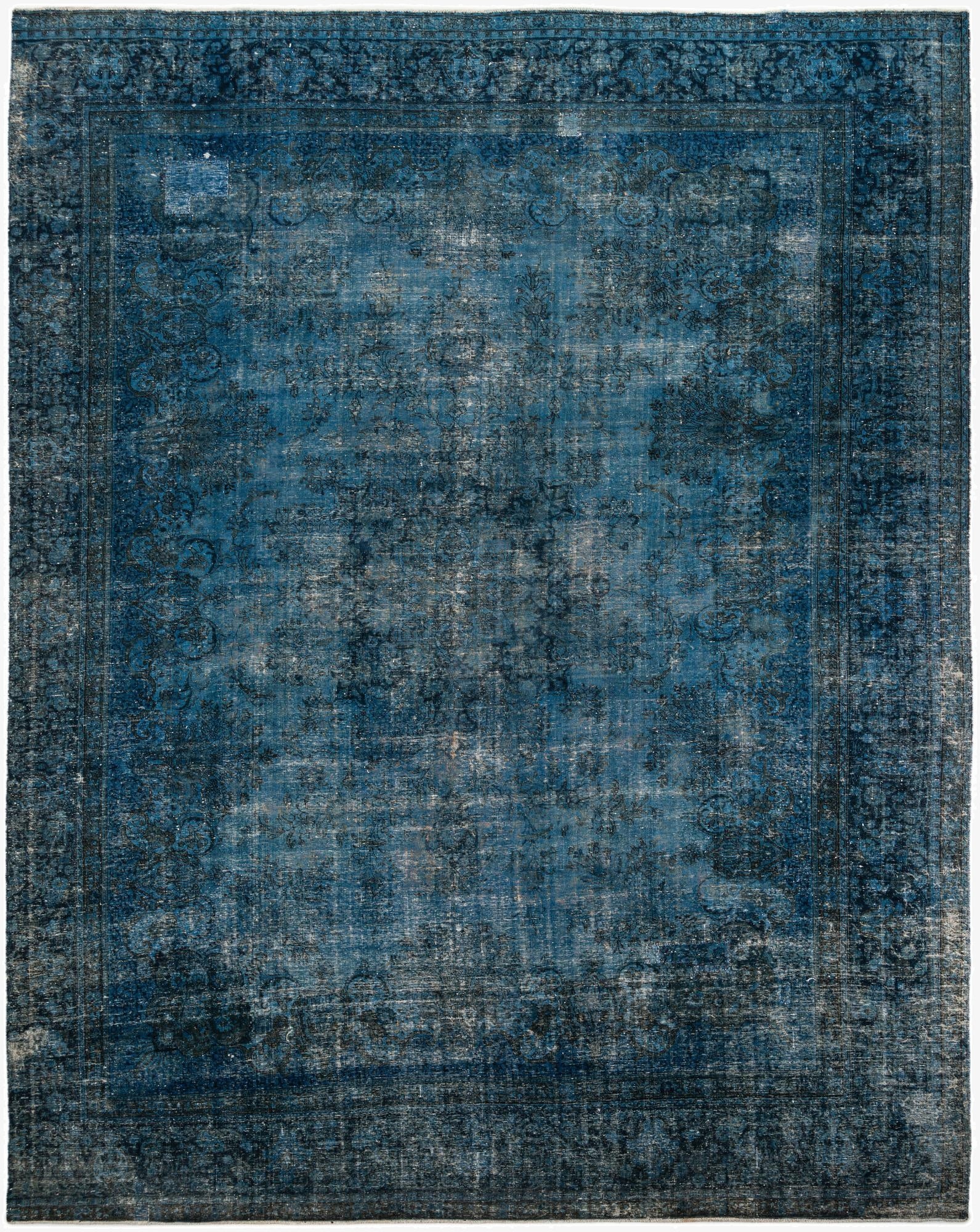  10' 10 x 13' 10  Hand Knotted Ultra Vintage Persian Wool Rug