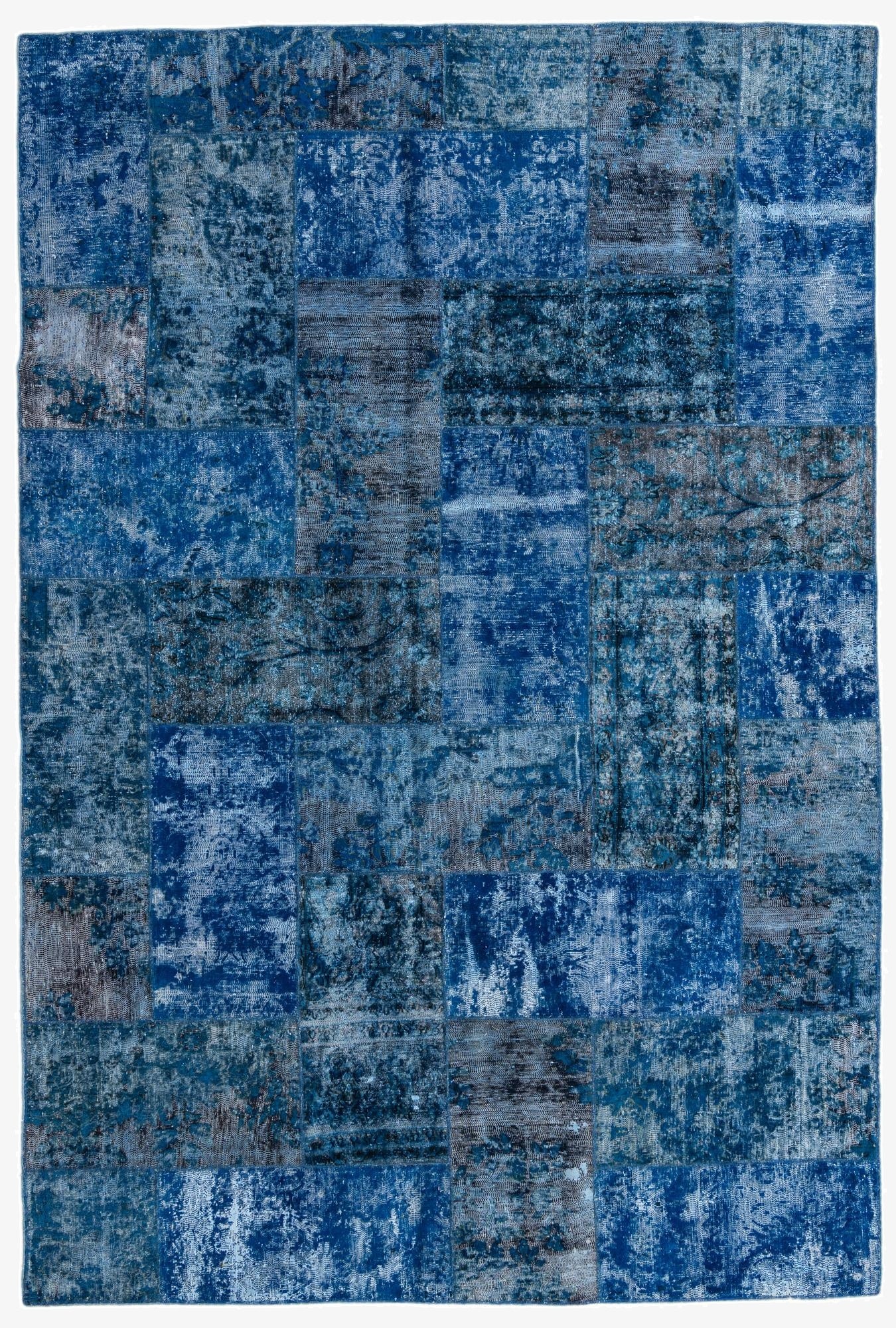  6' 8 x 10'  Hand Knotted Ultra Vintage Persian Wool Rug