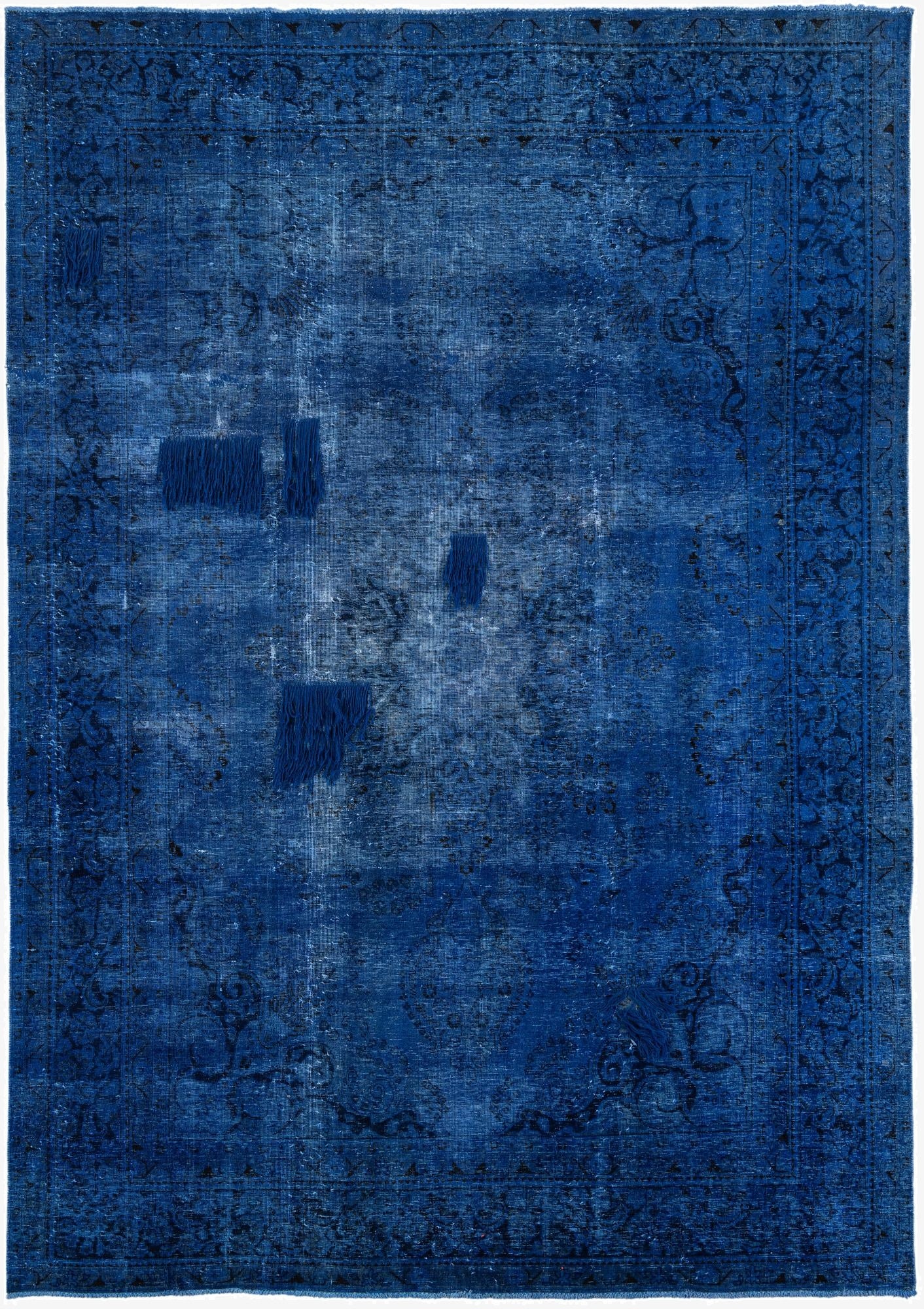  7' 8 x 10' 10  Hand Knotted Ultra Vintage Persian Wool Rug