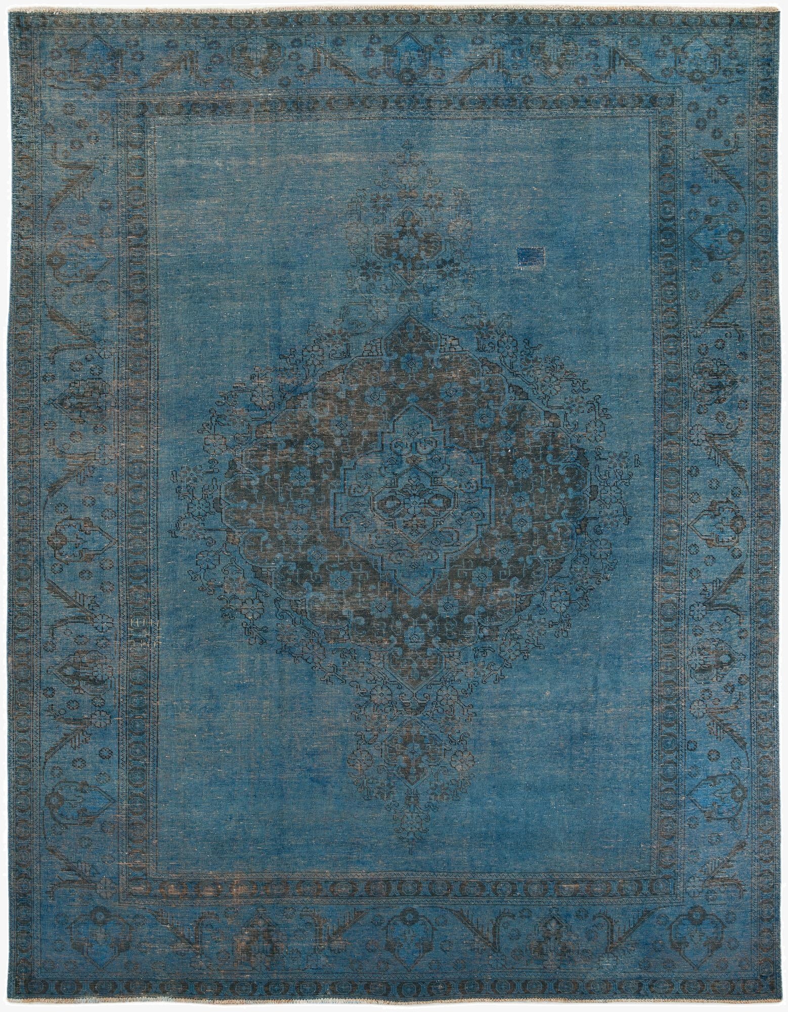  9' 7 x 12' 7  Hand Knotted Ultra Vintage Persian Wool Rug