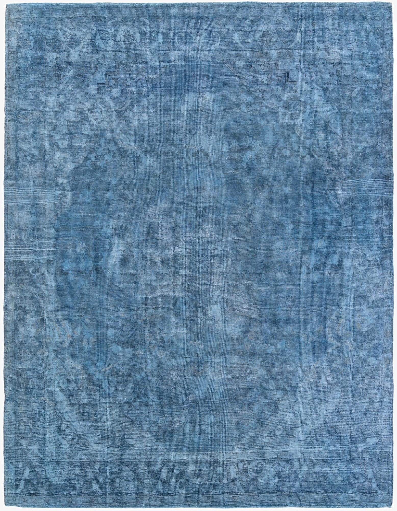  9' 5 x 12' 4  Hand Knotted Ultra Vintage Persian Wool Rug