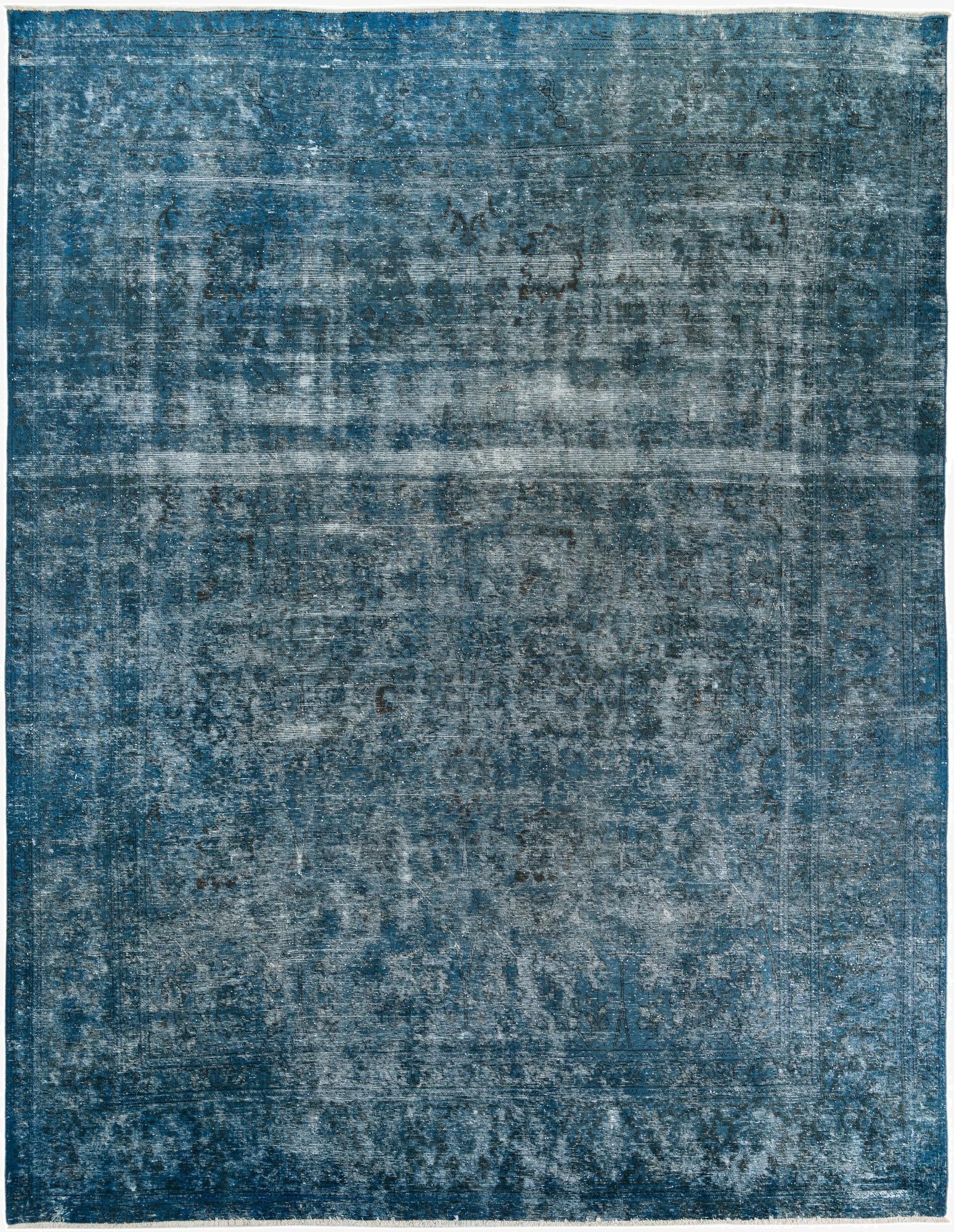  9' 7 x 12' 6  Hand Knotted Ultra Vintage Persian Wool Rug