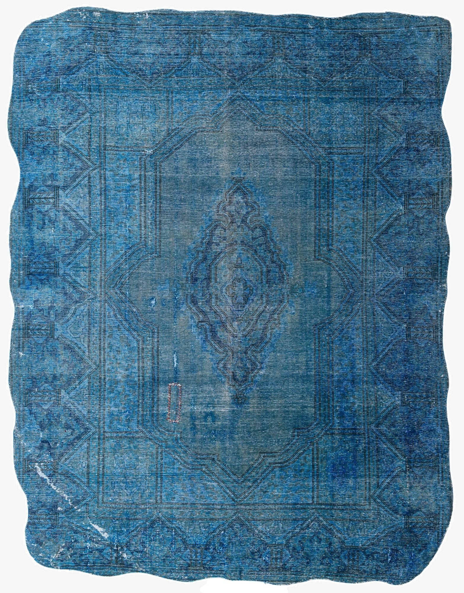  8' 7 x 11'  Hand Knotted Ultra Vintage Persian Wool Rug