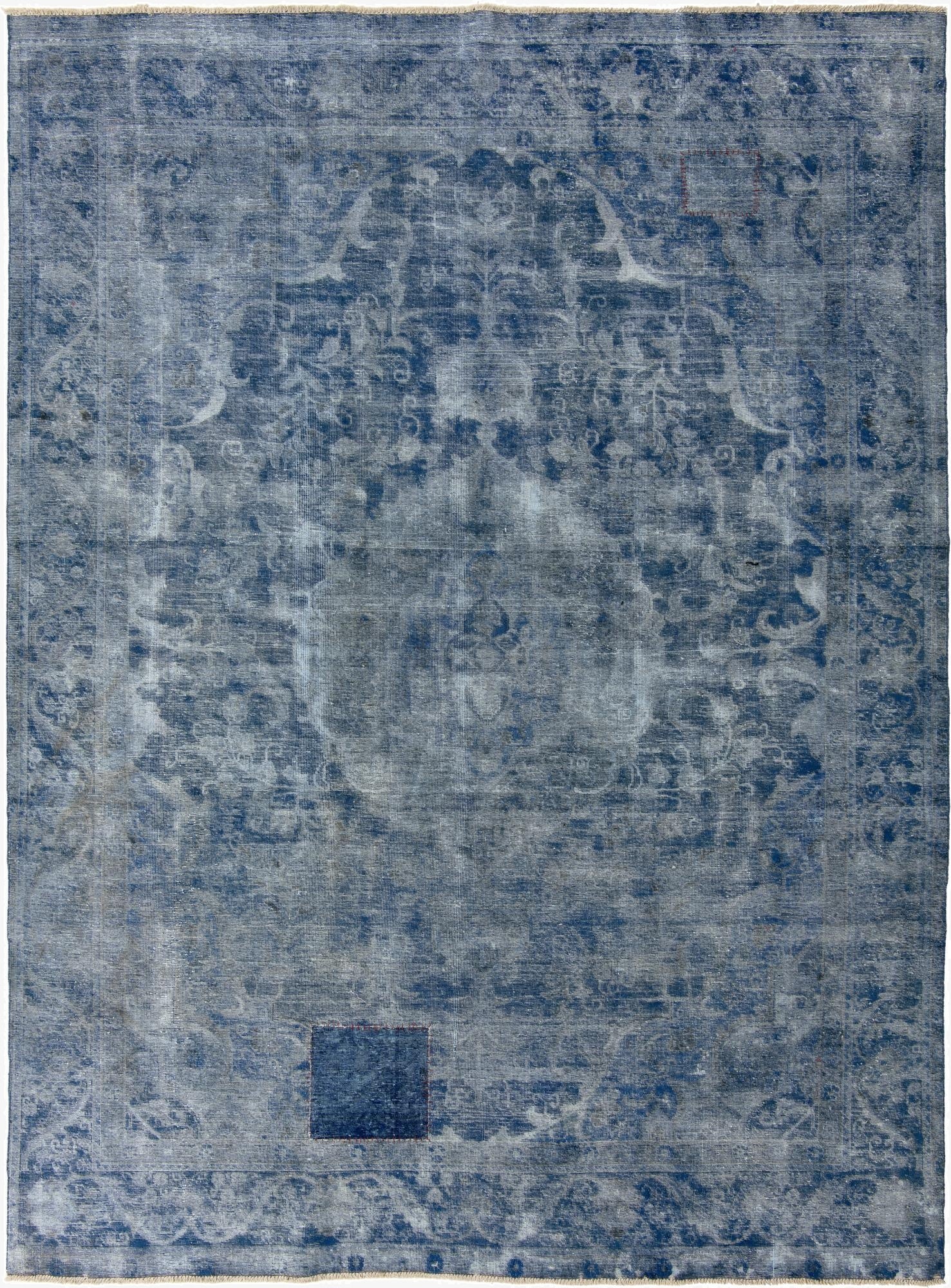  9' 1 x 12' 7  Hand Knotted Ultra Vintage Persian Wool Rug