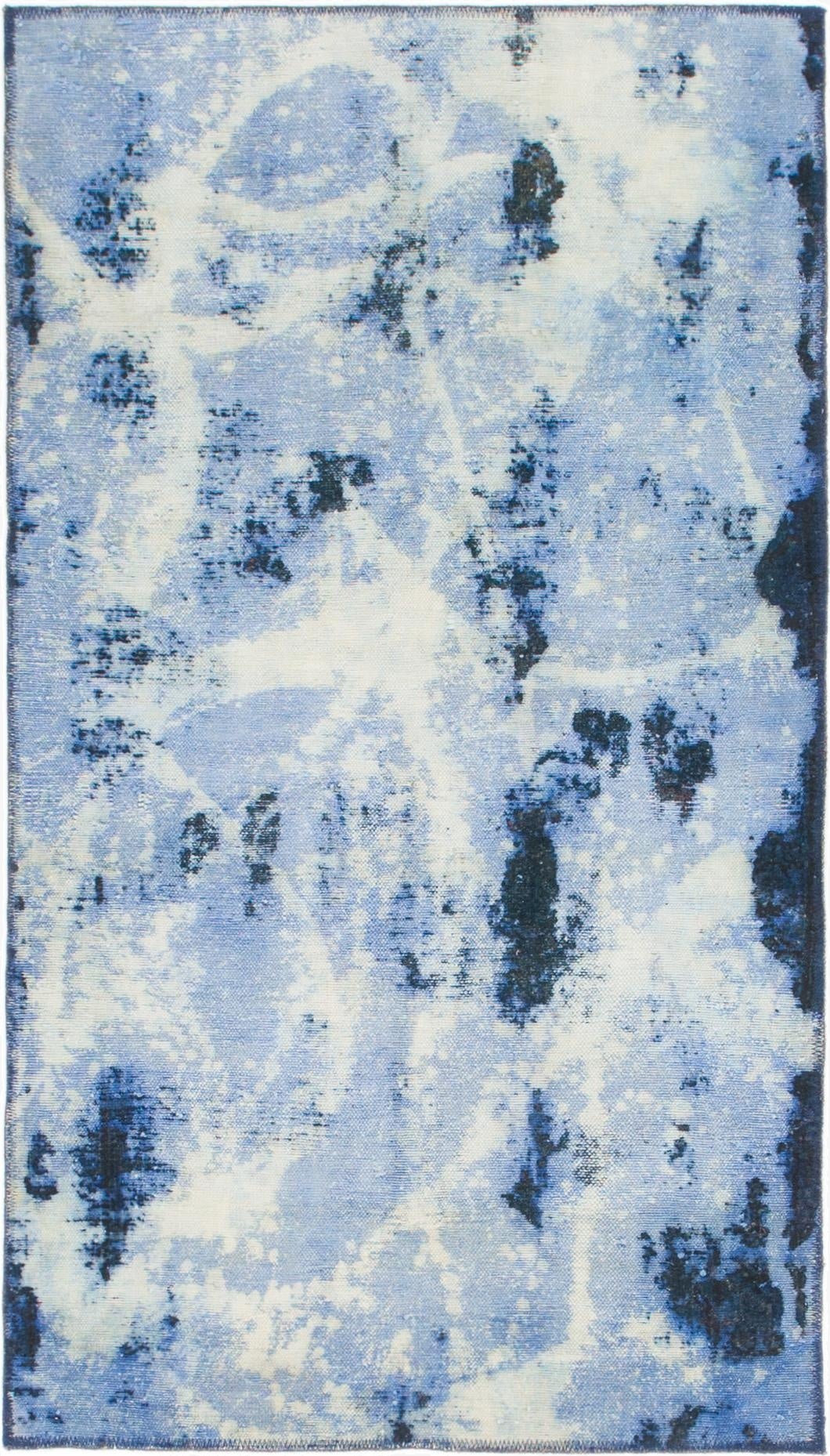  3' 2 x 5' 7  Hand Knotted Ultra Vintage Persian Wool Rug