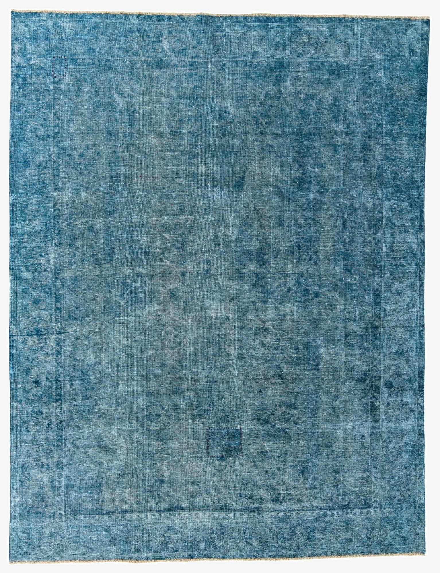  9' 8 x 12' 8  Hand Knotted Ultra Vintage Persian Wool Rug