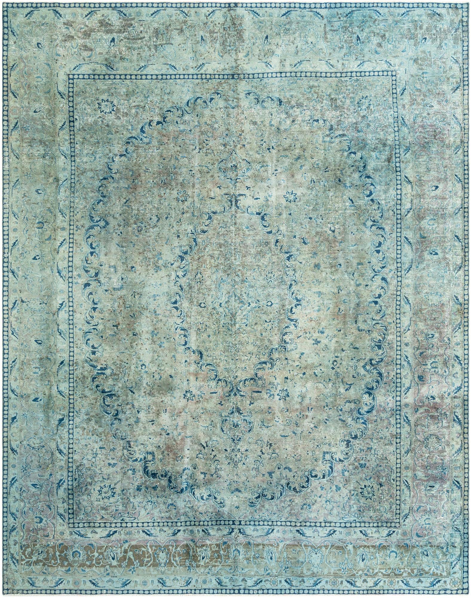 Blue 9' 7 x 12' 4 Vintage Royal Rug | Rugs.com