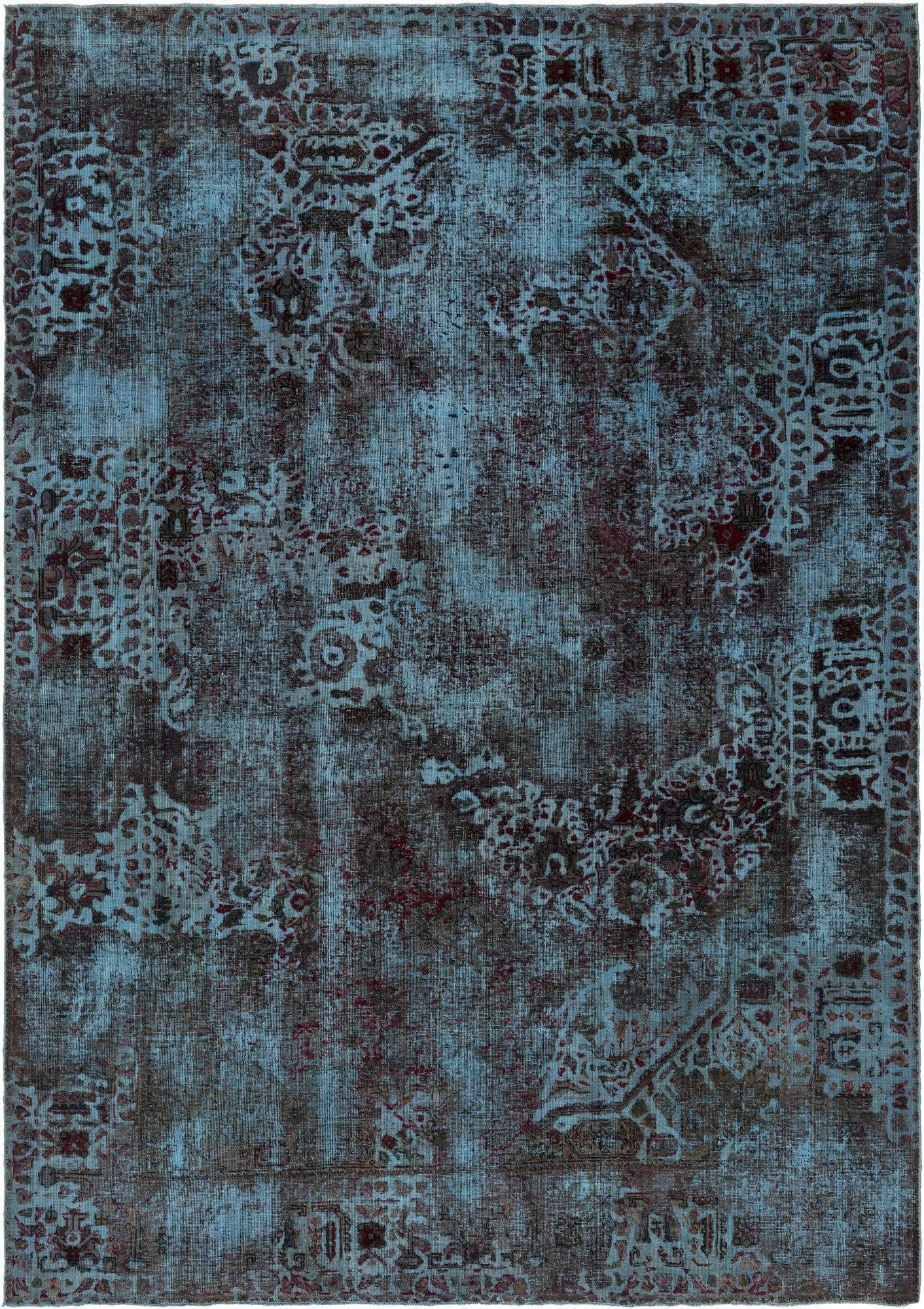  6' 8 x 9' 7 Vintage Royal Wool Rug