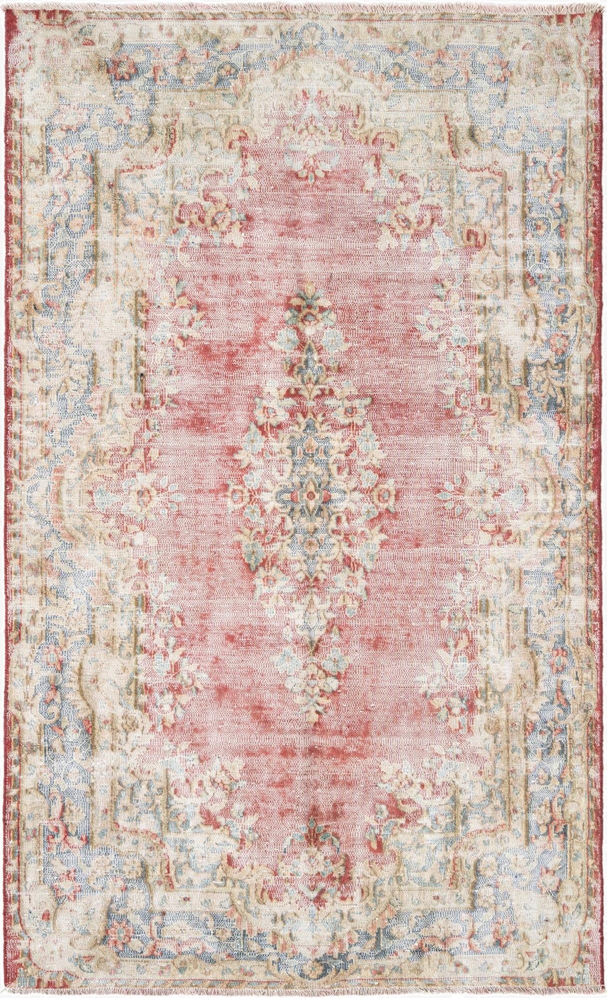  4' x 6' 6 Vintage Royal Wool Rug