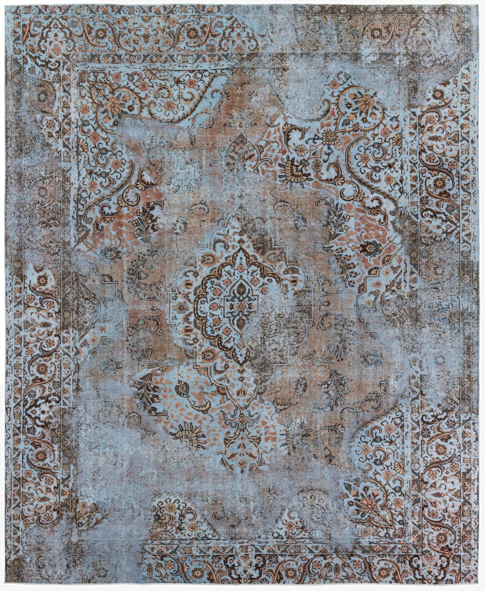  9' 7 x 11' 11 Vintage Royal Wool Rug