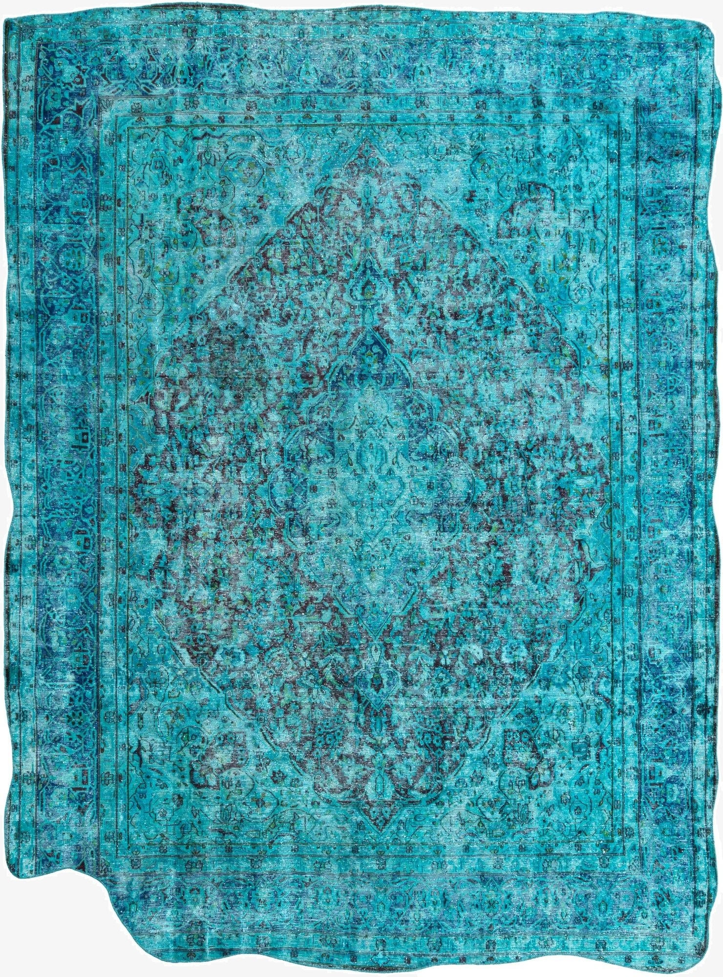  9' 7 x 13' Vintage Royal Wool Rug