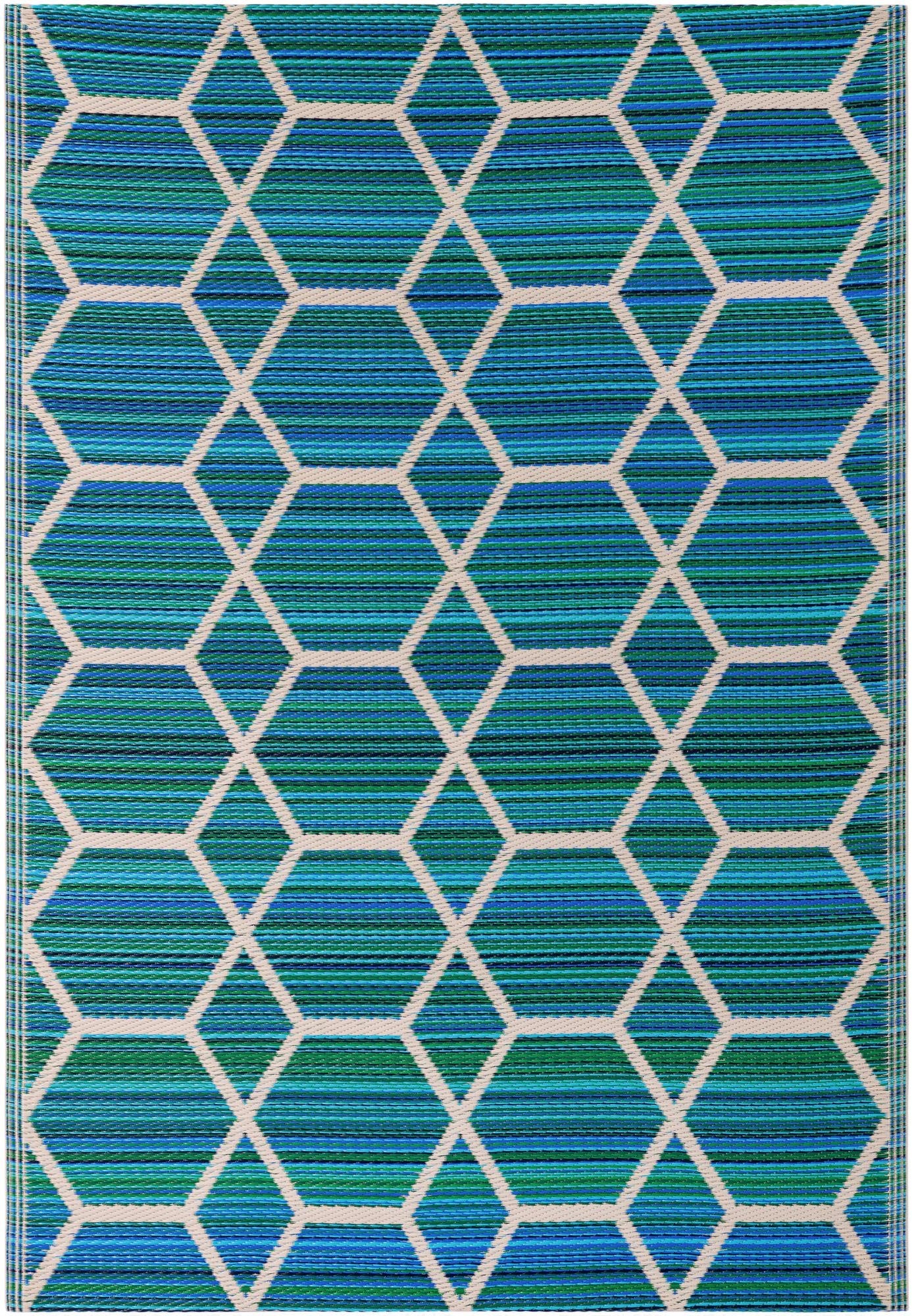  4' x 6'  Washable Vista Breeze Indoor / Outdoor Rug