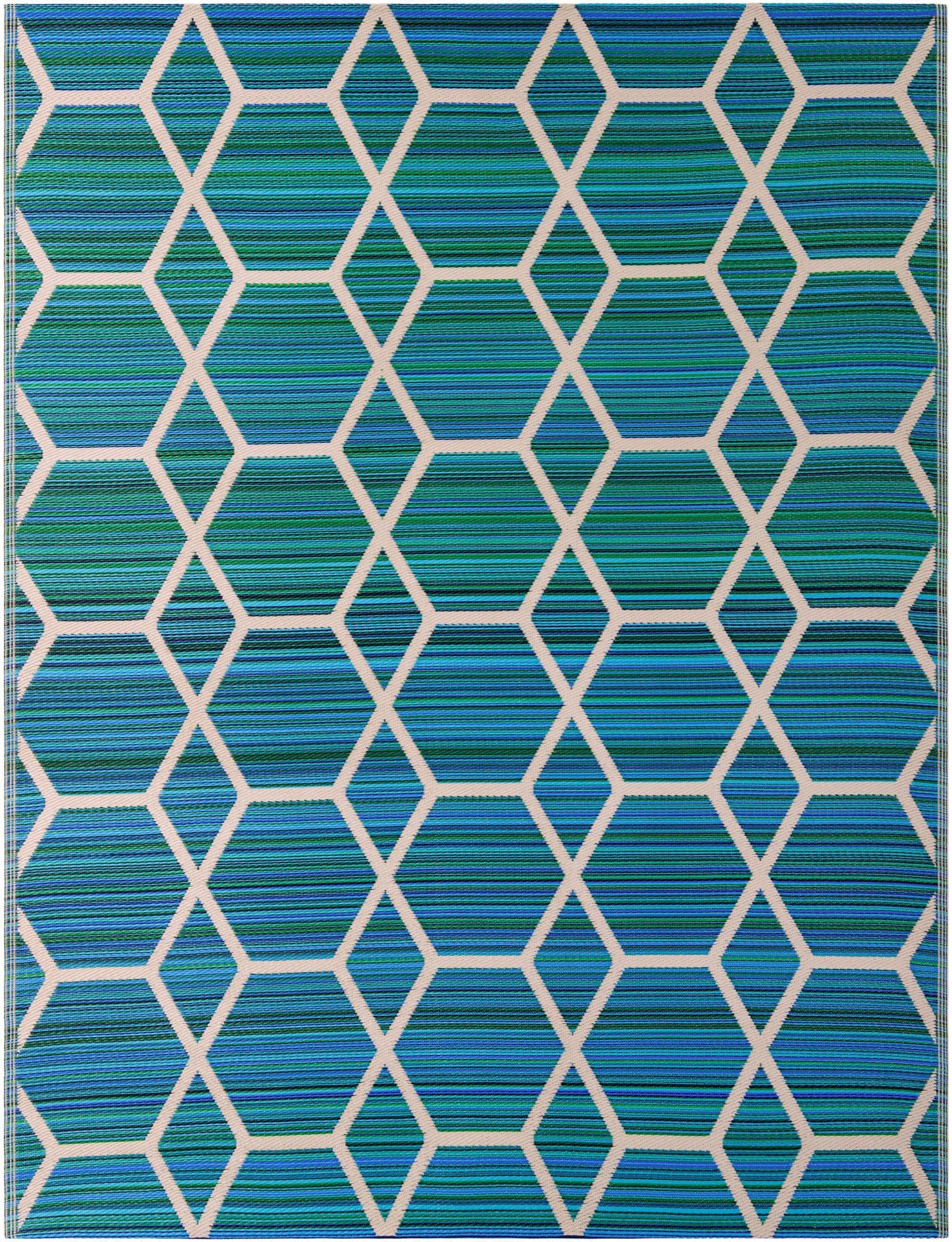  7' 10 x 10'  Washable Vista Breeze Indoor / Outdoor Rug