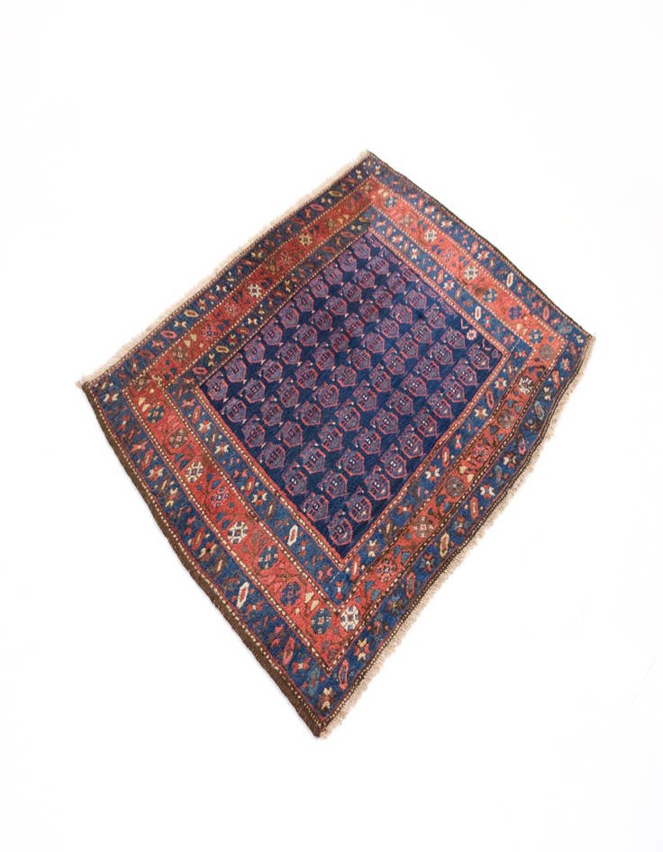 Detail image of 3' 8 x 4' 8 Hand Knotted Yalameh Persian Wool Rug