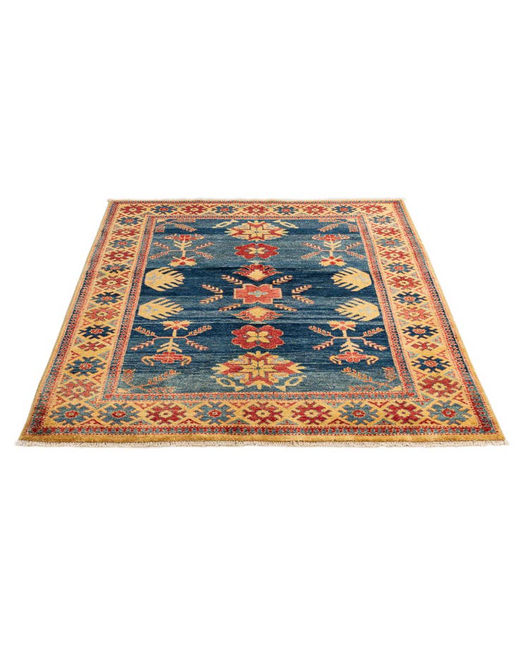 Detail image of  5' 1 x 6' 4  Hand Knotted Ziegler Wool Rug