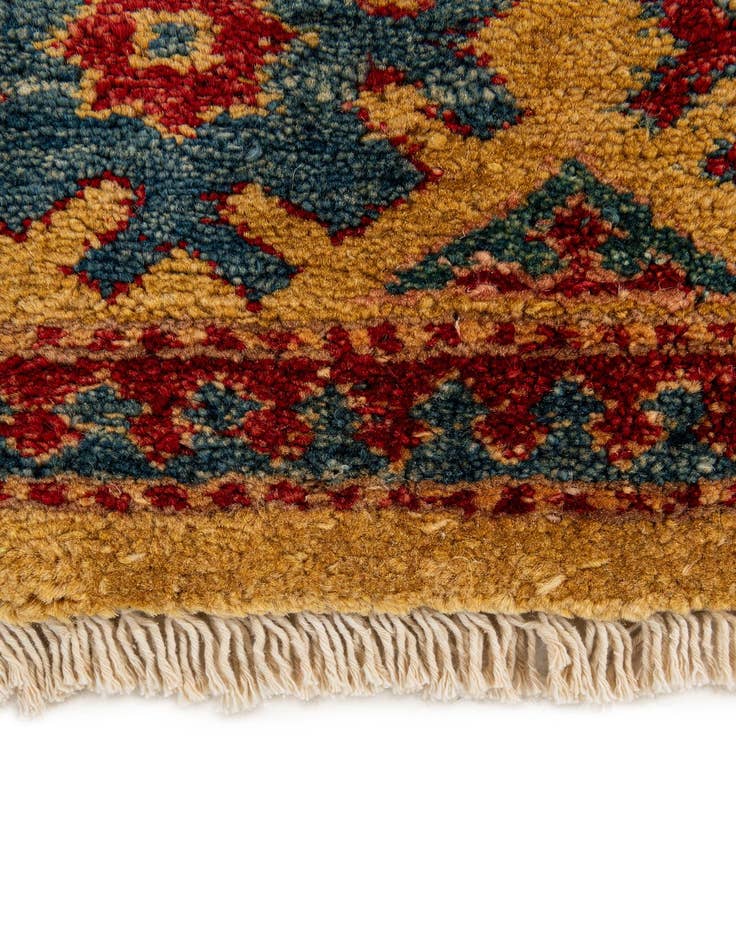 Detail image of  5' 1 x 6' 4  Hand Knotted Ziegler Wool Rug