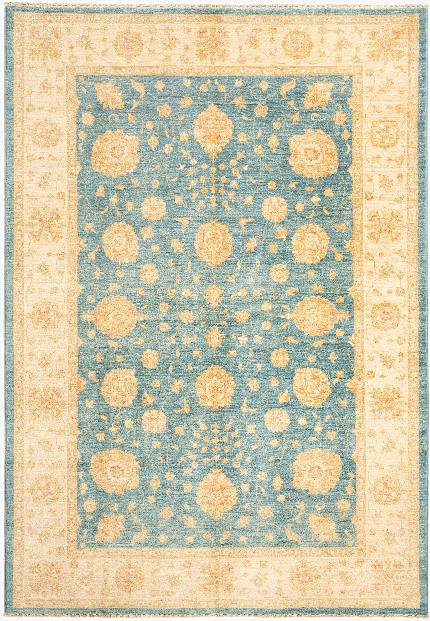  6' 8 x 9' 9 Ziegler Wool Rug