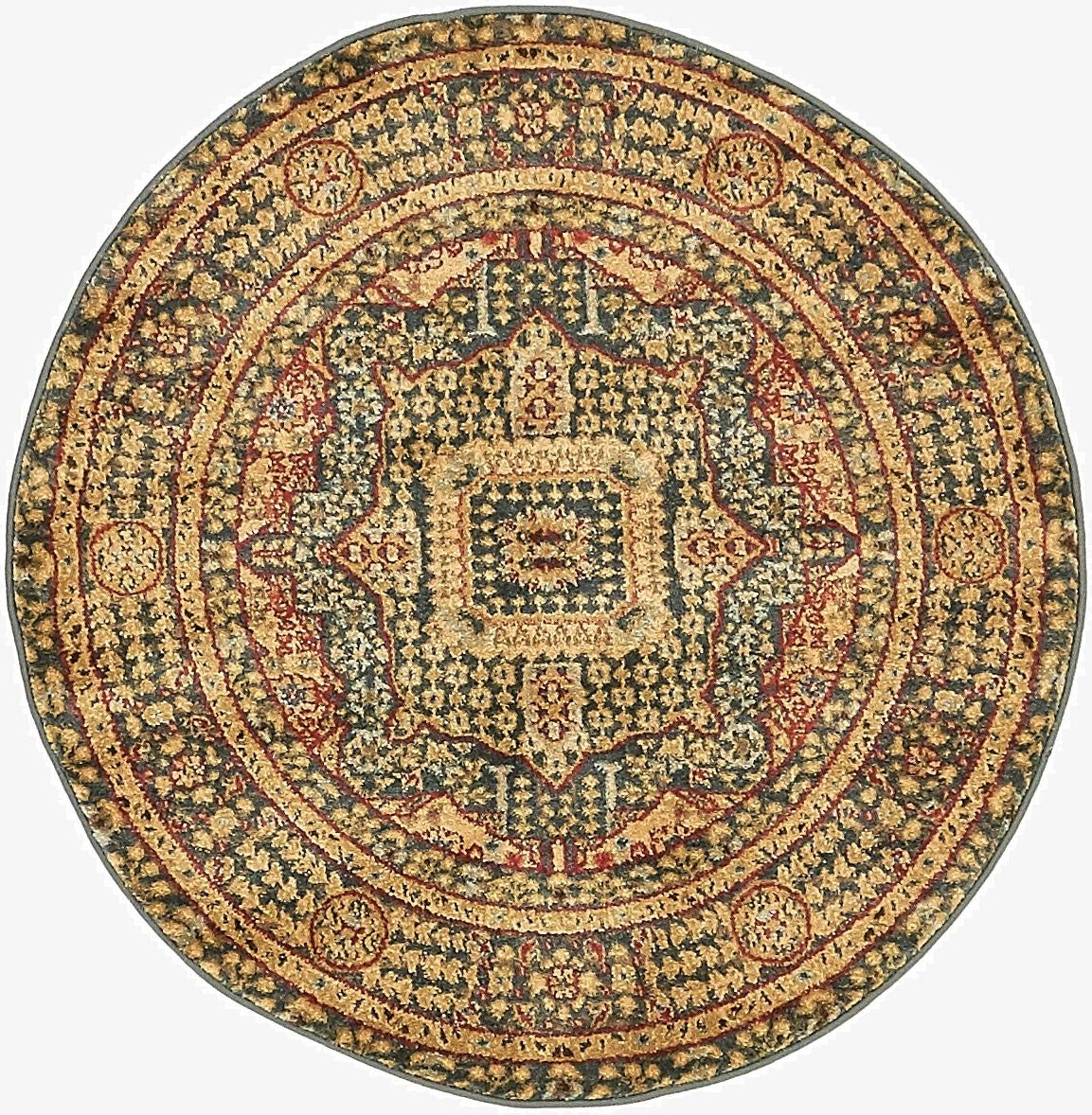  3' x 3' Amina Round Rug