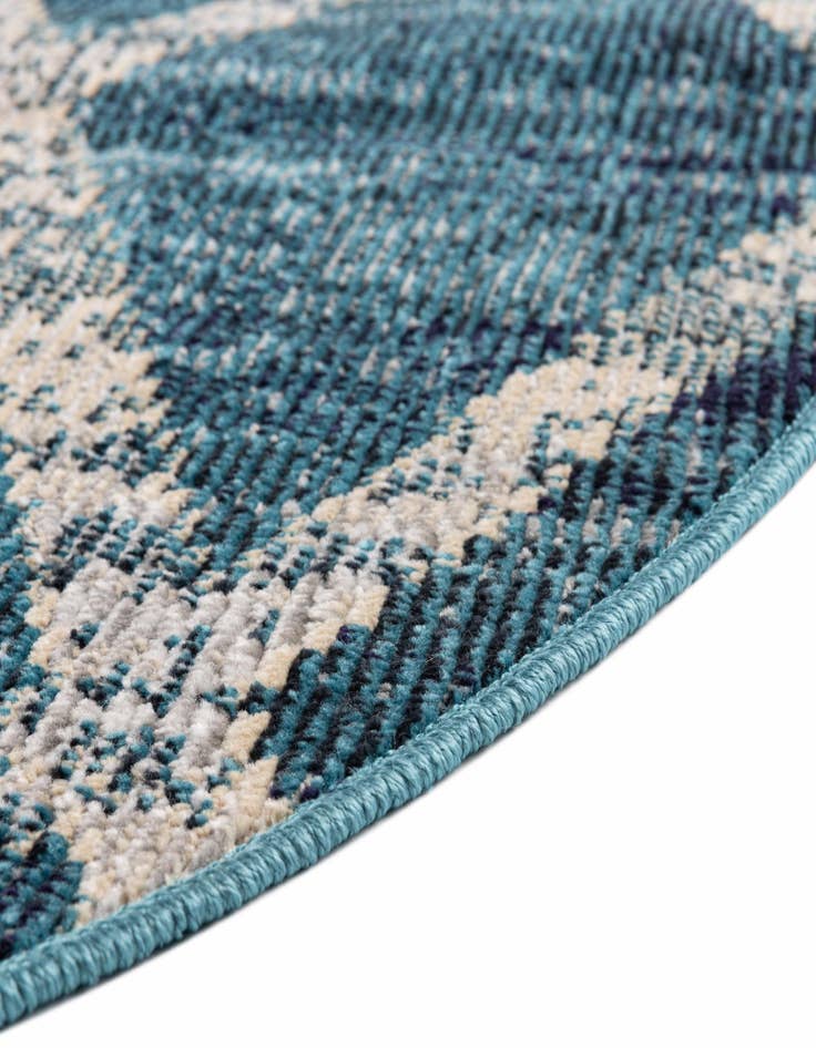 Detail image of  4' x 4' Amulet Round Rug