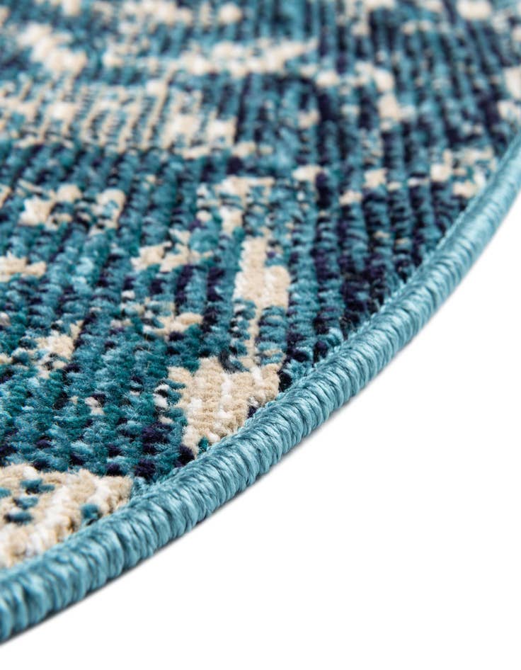 Detail image of  4' x 4' Amulet Round Rug