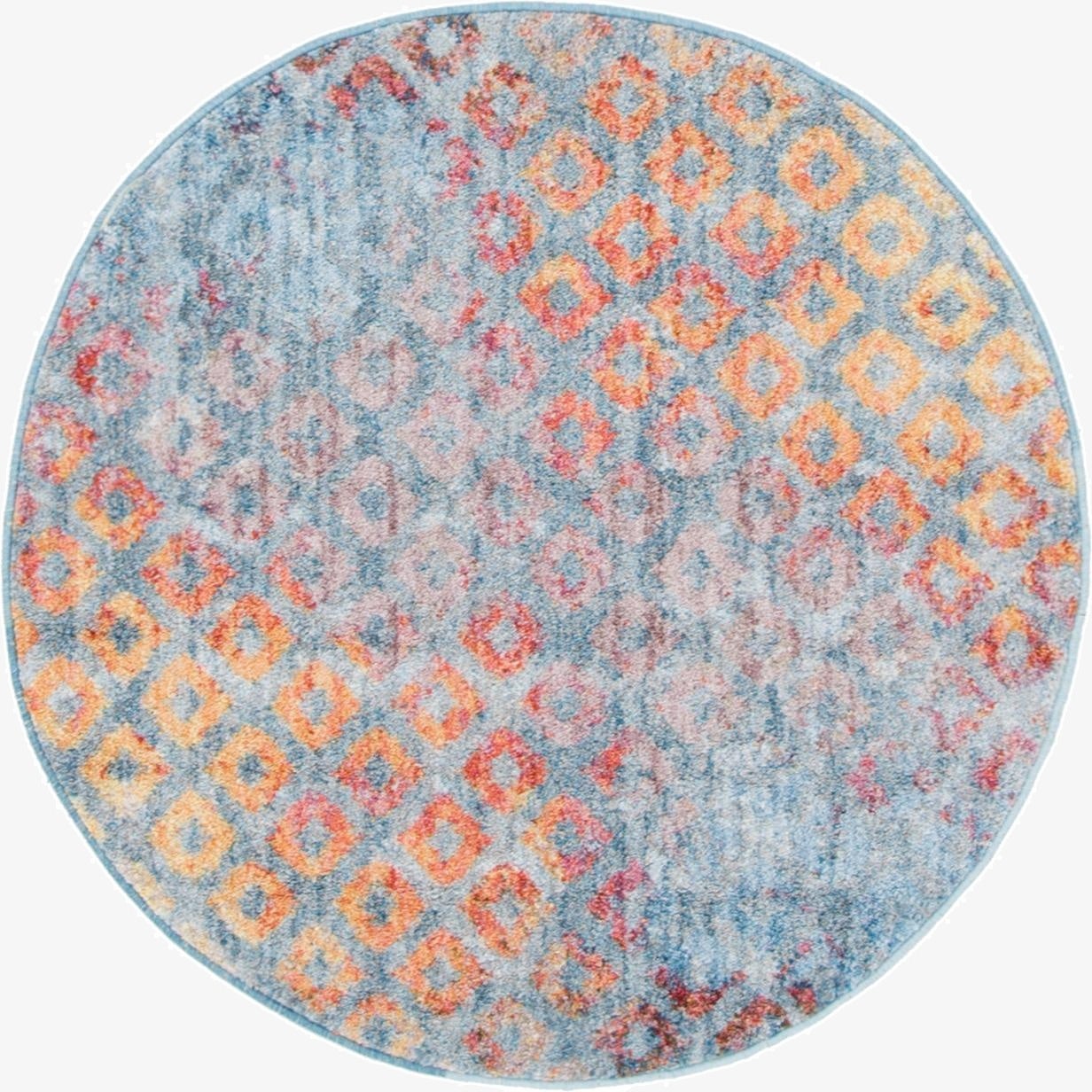  3' 3 x 3' 3 Andromeda Round Rug
