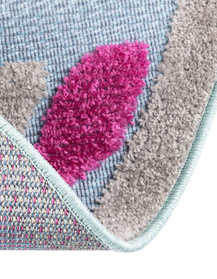 Detail image of  3' 3 x 3' 3  Washable Aruba Indoor / Outdoor Round Rug