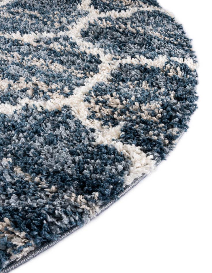 Detail image of  3' 3 x 3' 3 Athena Shag Round Rug