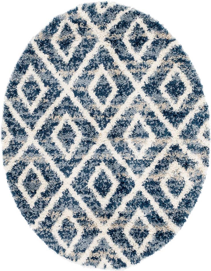 Detail image of  5' x 5' Athena Shag Round Rug