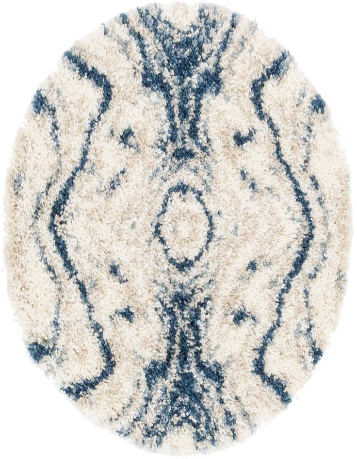 Detail image of  3' 3 x 3' 3 Athena Shag Round Rug