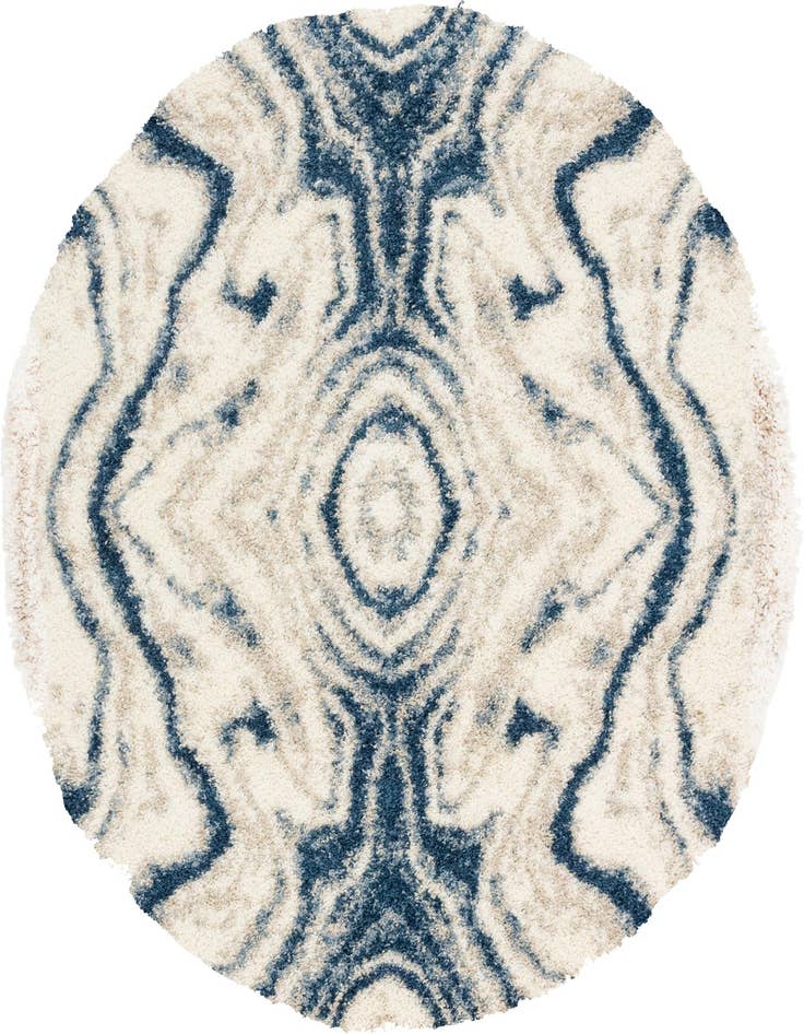 Detail image of  5' x 5' Athena Shag Round Rug