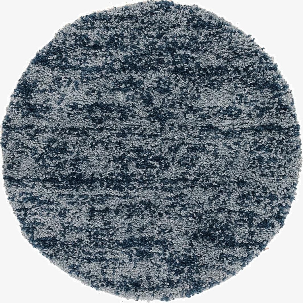  3' 3 x 3' 3 Athena Shag Round Rug
