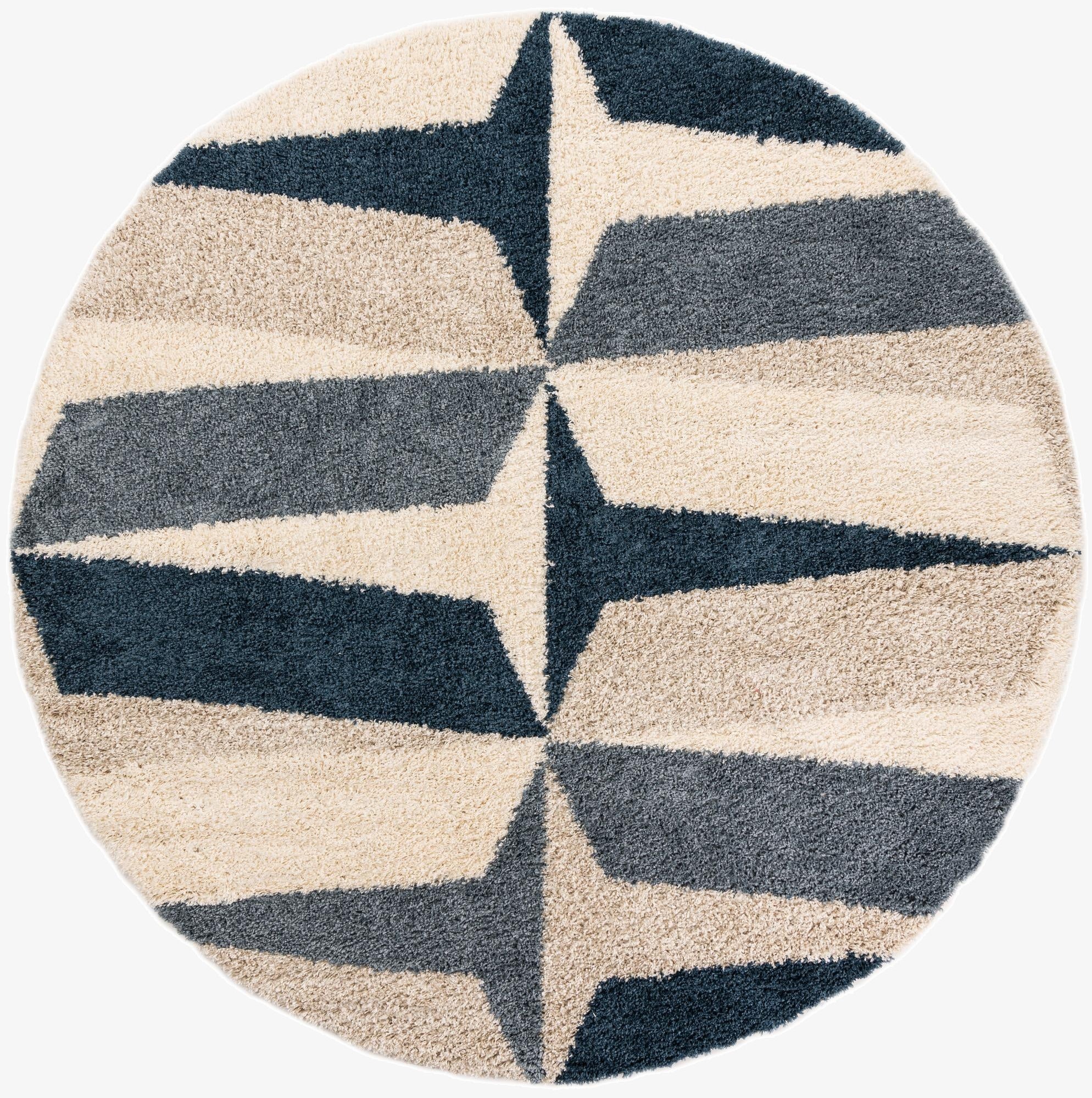  10' x 10' Athena Shag Round Rug