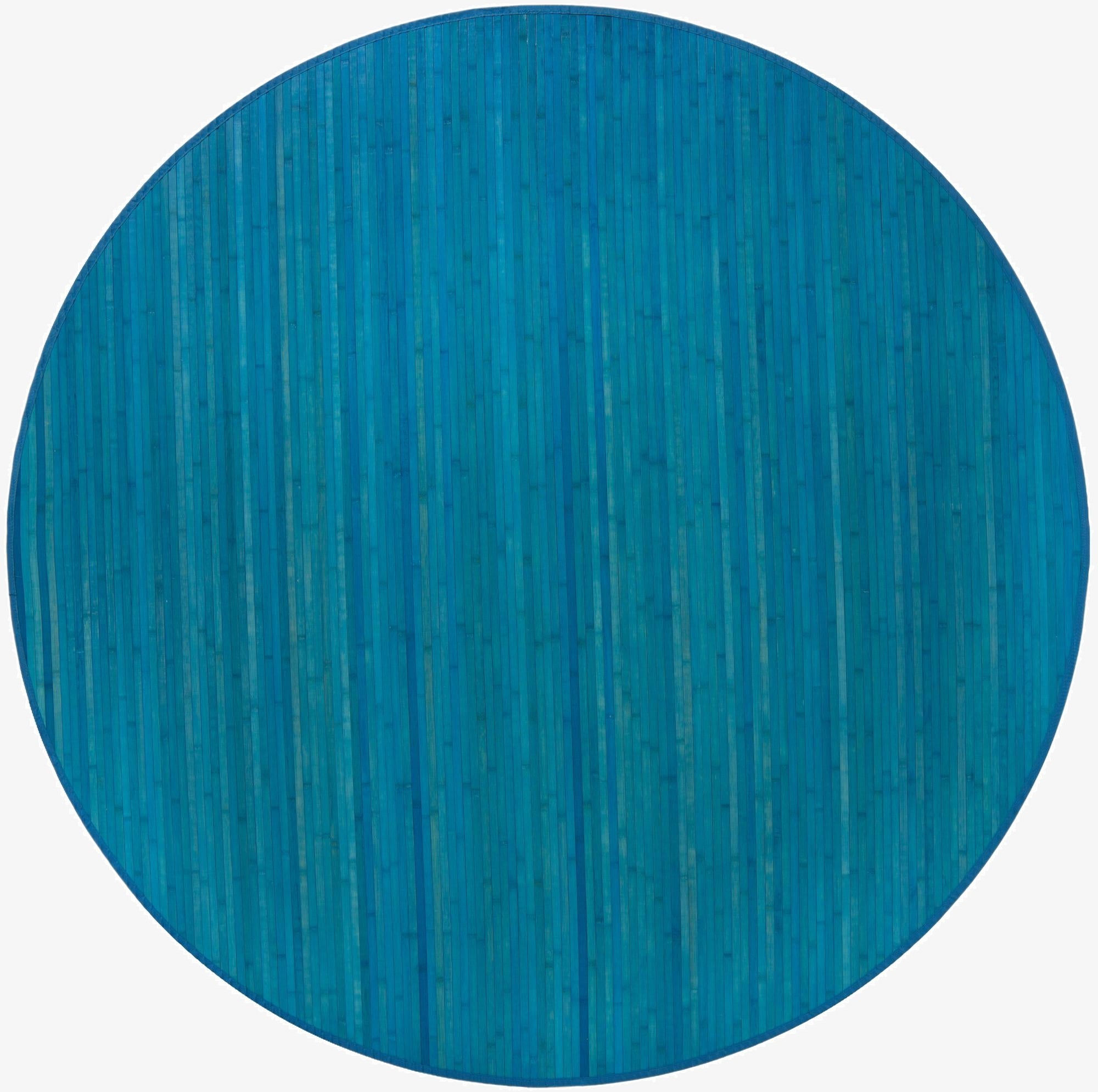  7' x 7' Bamboo Round Rug