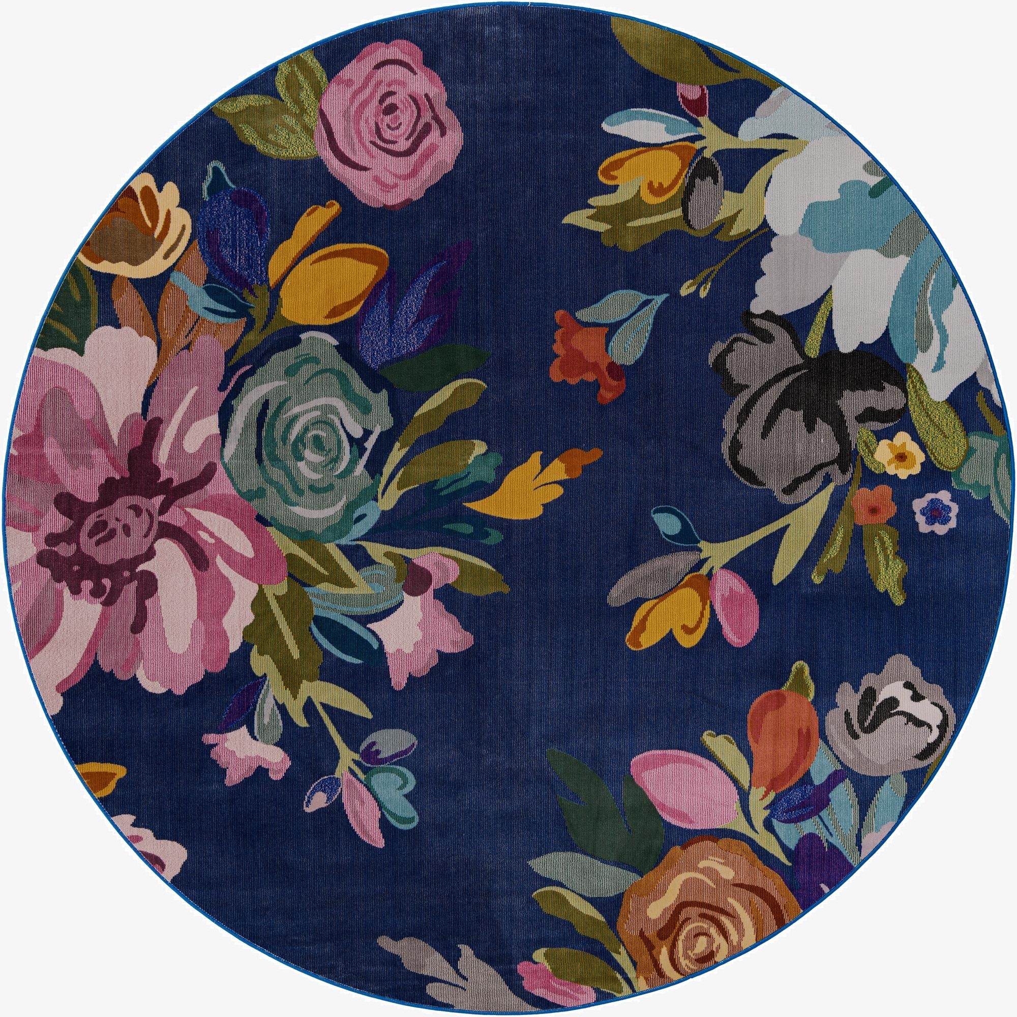  7' x 7' Blossom Round Rug
