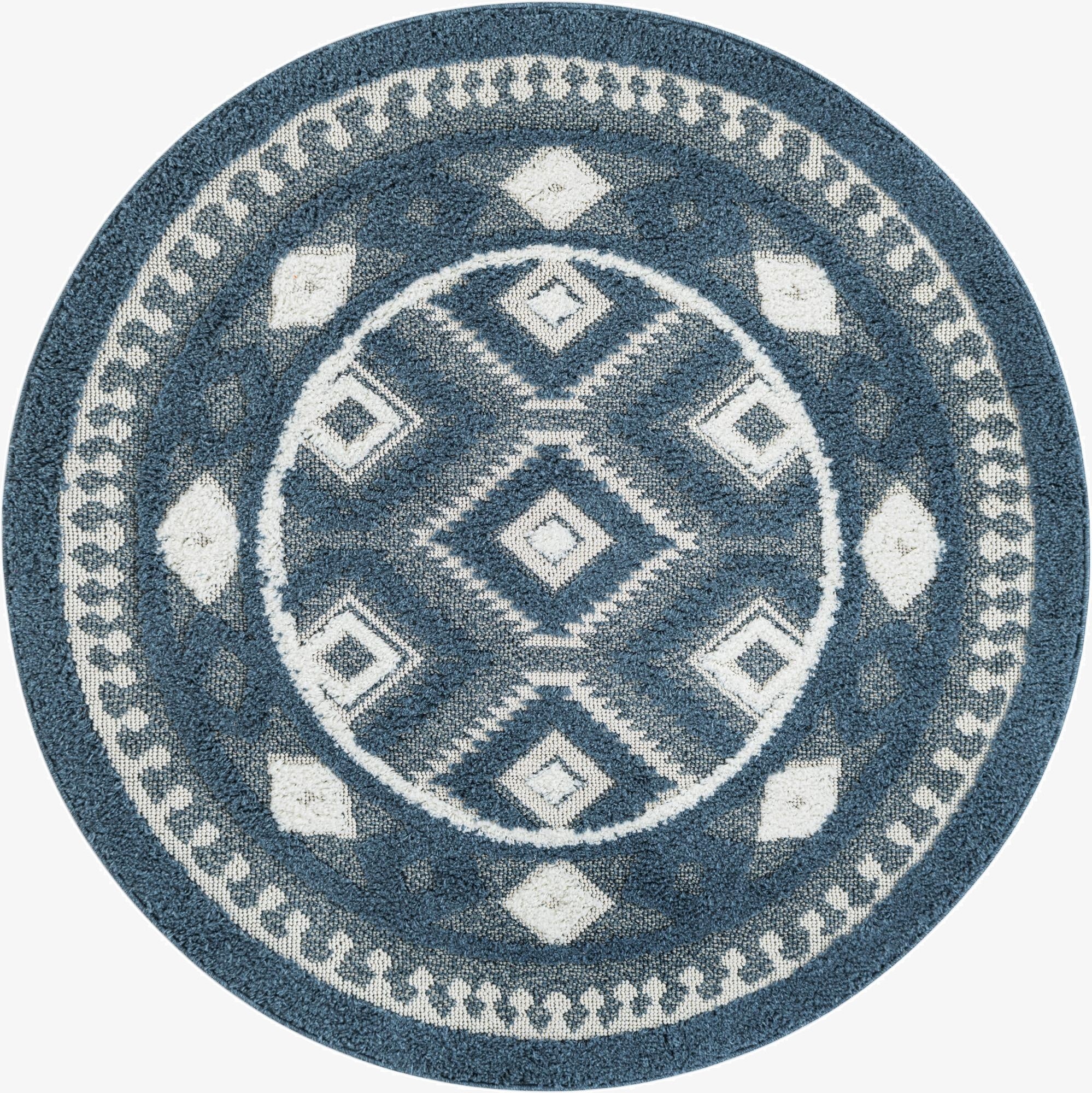  5' 3 x 5' 3 Boho Round Rug
