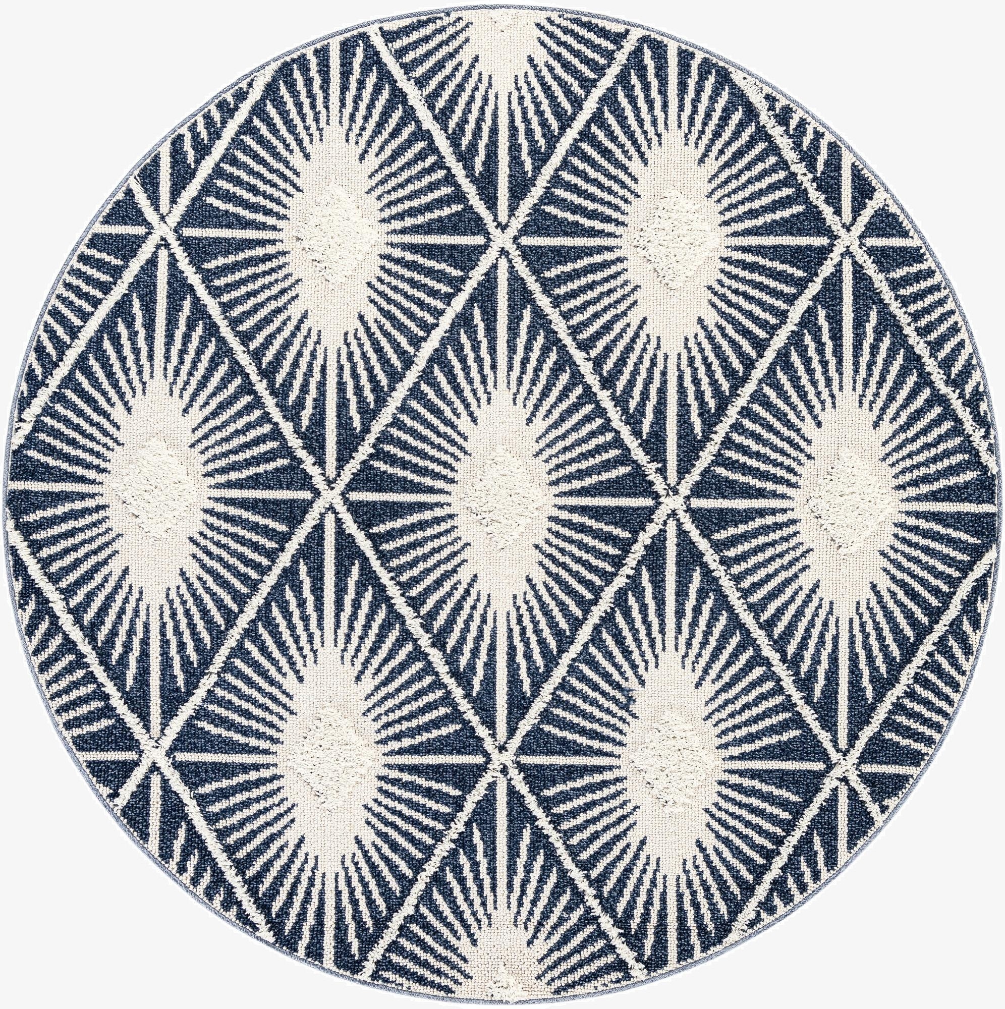  6' x 6' Boho Round Rug