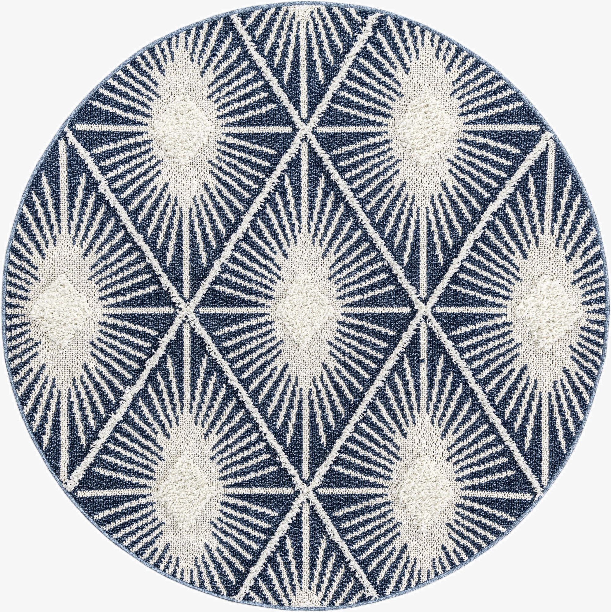  5' 3 x 5' 3 Boho Round Rug