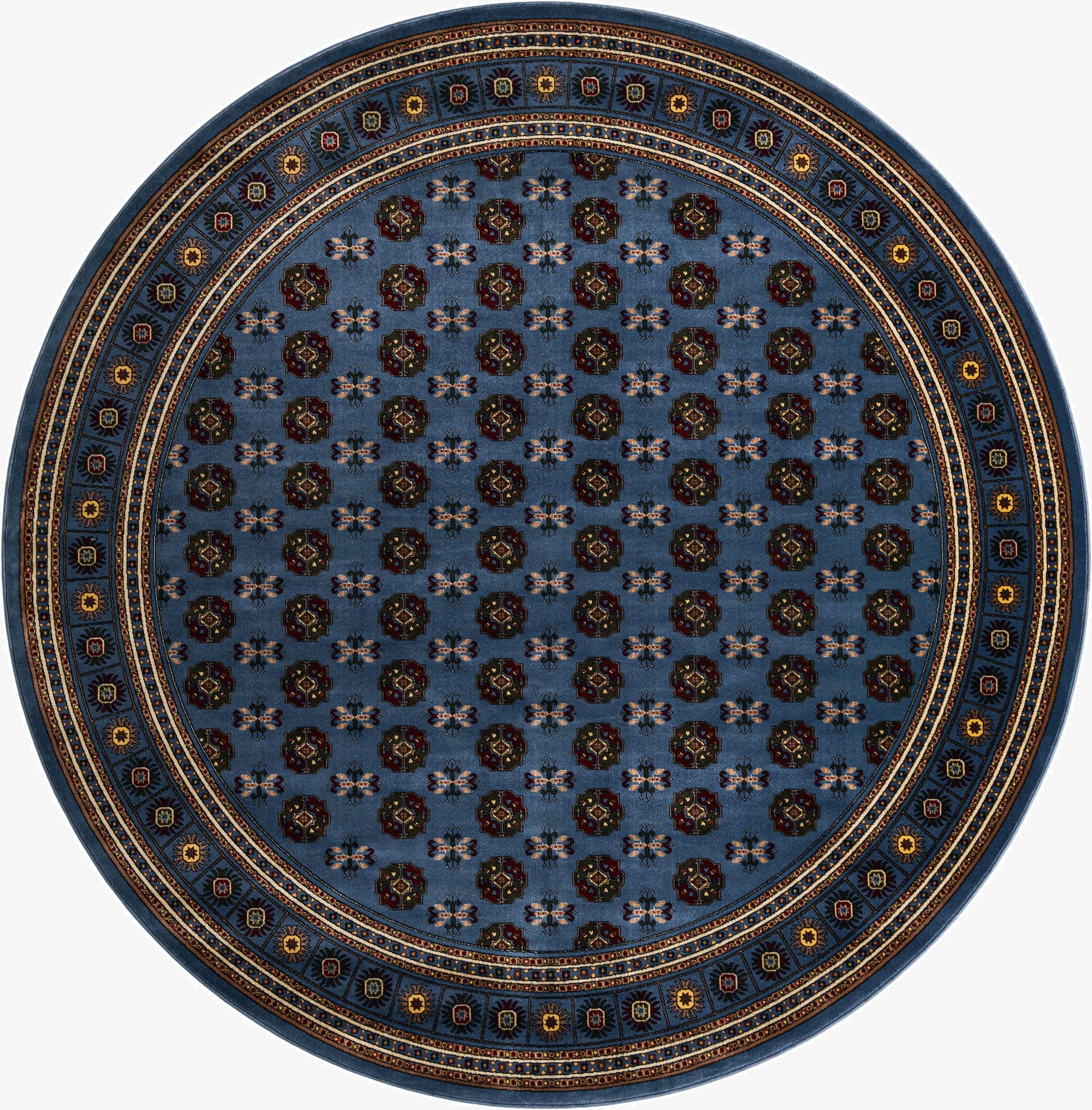  10' x 10' Bokhara Round Rug