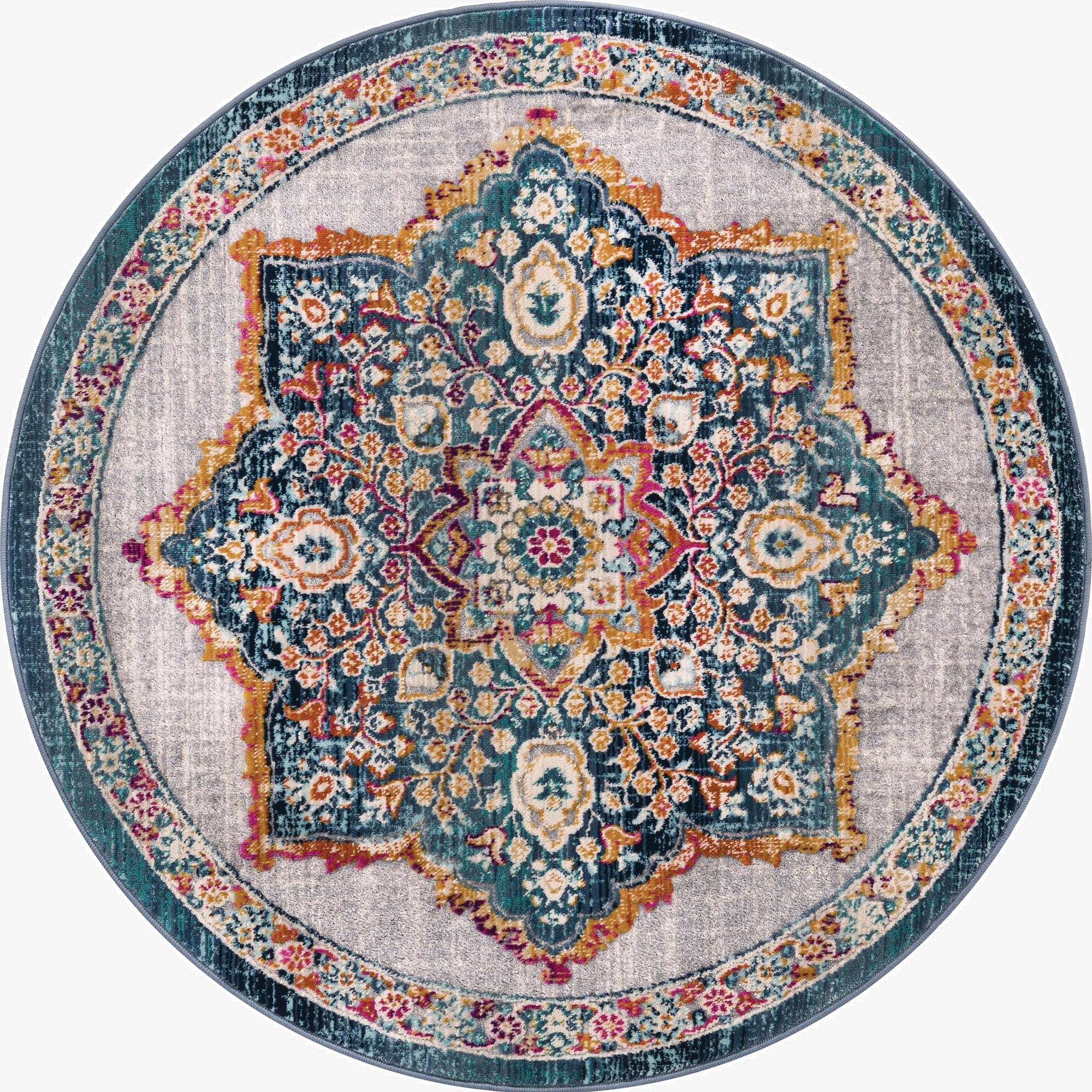  3' 7 x 3' 7 Budapest Round Rug