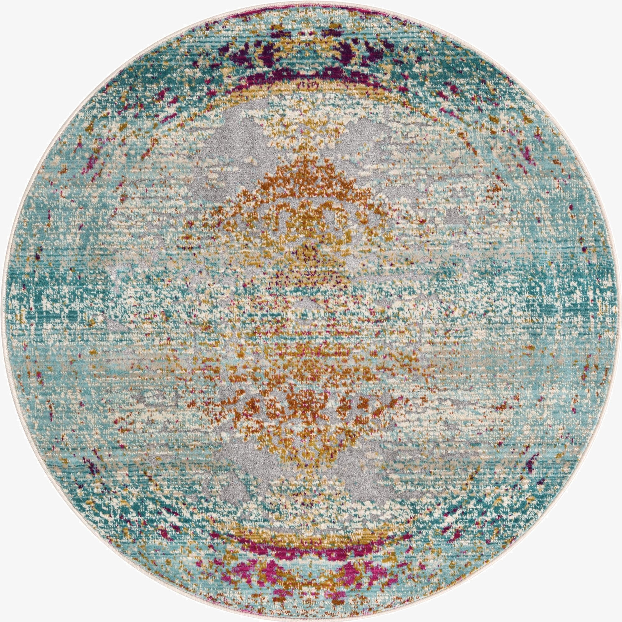  3' 7 x 3' 7 Budapest Round Rug