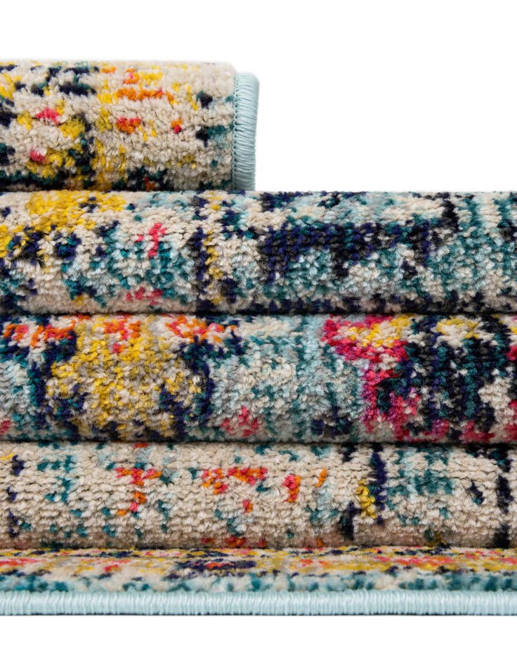 Detail image of  8' x 8'  Washable El Paso Round Rug