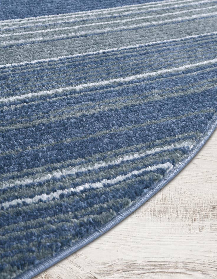 Detail image of  5' 3 x 5' 3 Gemstone Round Rug