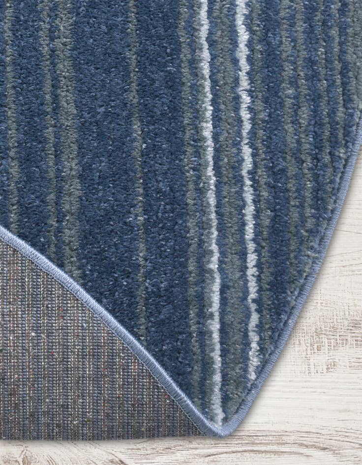 Detail image of  5' 3 x 5' 3 Gemstone Round Rug