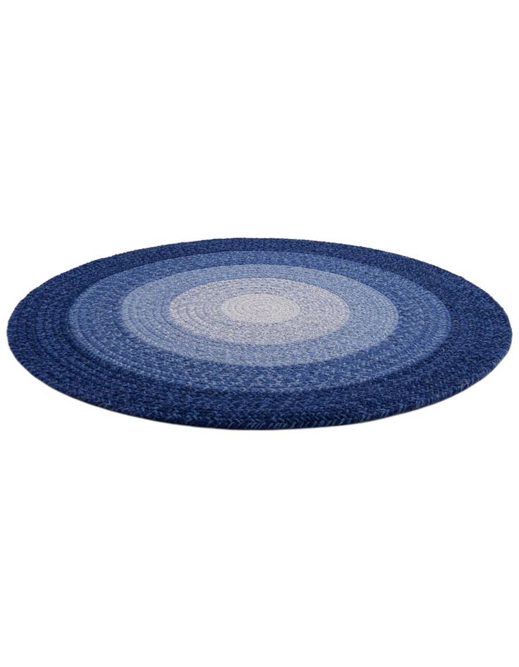 Detail image of  3' 1 x 3' 1  Hand Hand Braided Wool Round Rug