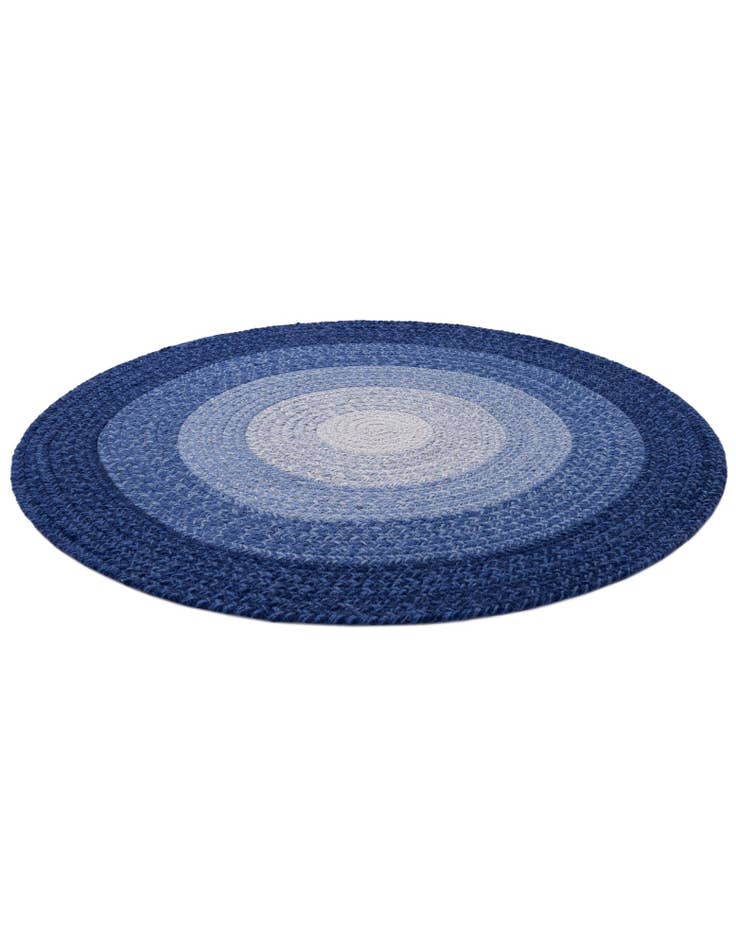 Detail image of  3' 1 x 3' 1  Hand Hand Braided Wool Round Rug