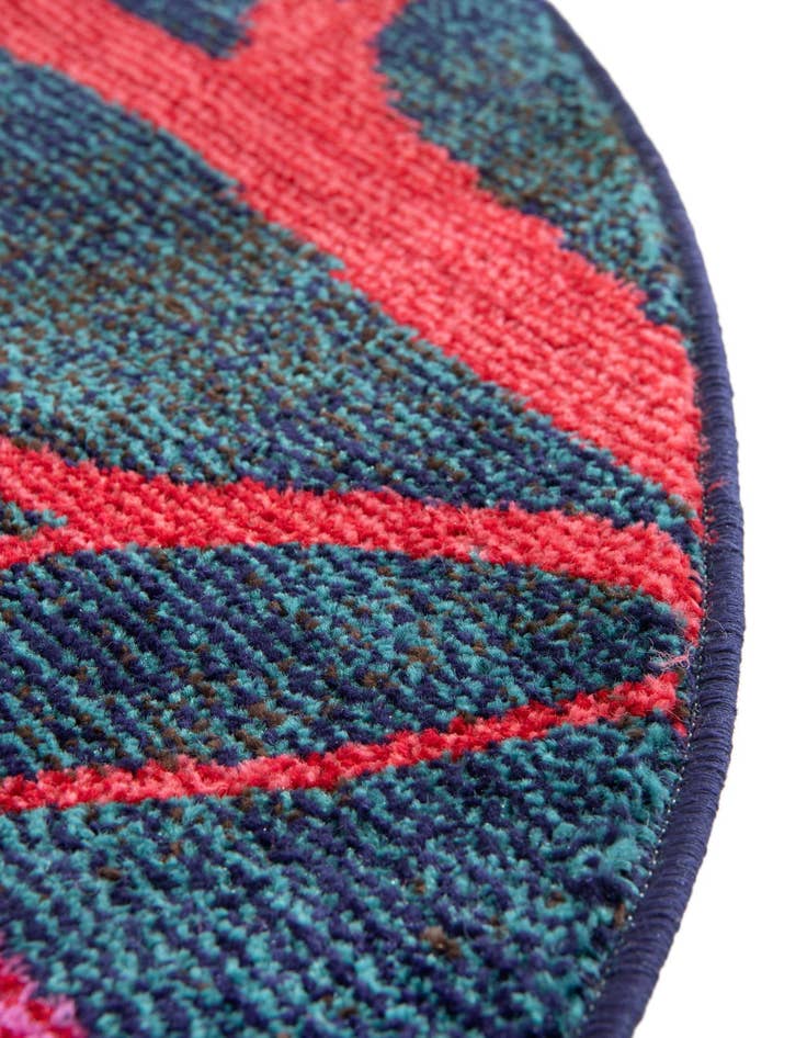 Detail image of  6' x 6'  Washable Hyacinth Round Rug