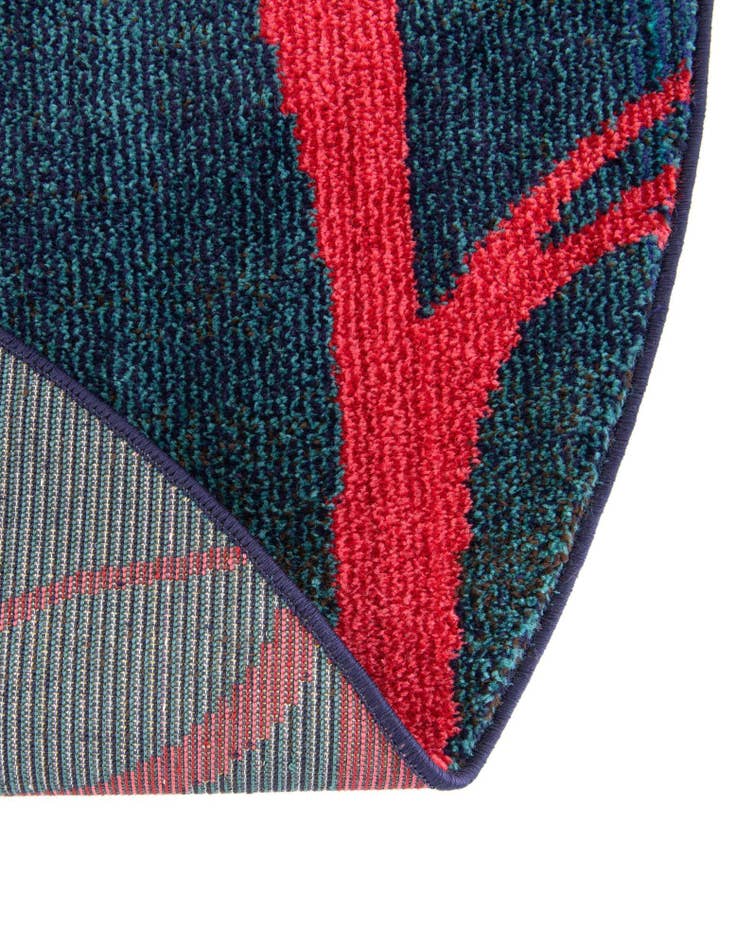 Detail image of  6' x 6'  Washable Hyacinth Round Rug