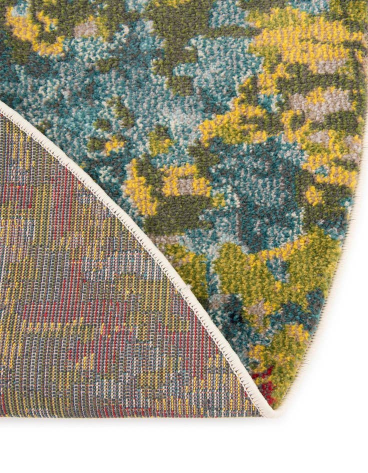 Detail image of  8' x 8'  Washable Hyacinth Round Rug