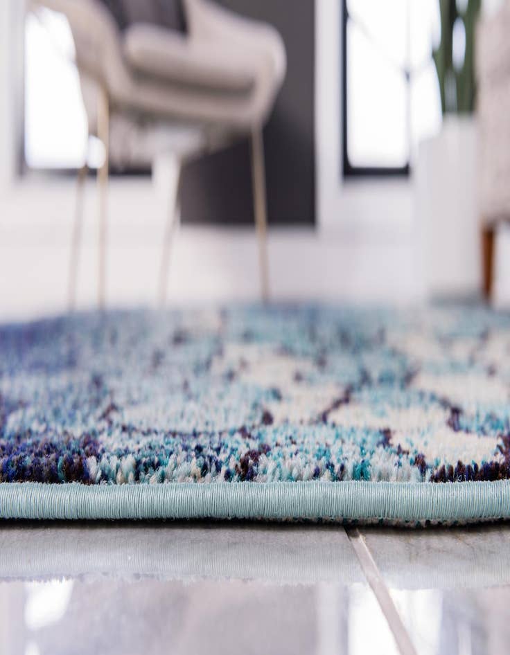 Detail image of  8' x 8'  Washable Hyacinth Round Rug