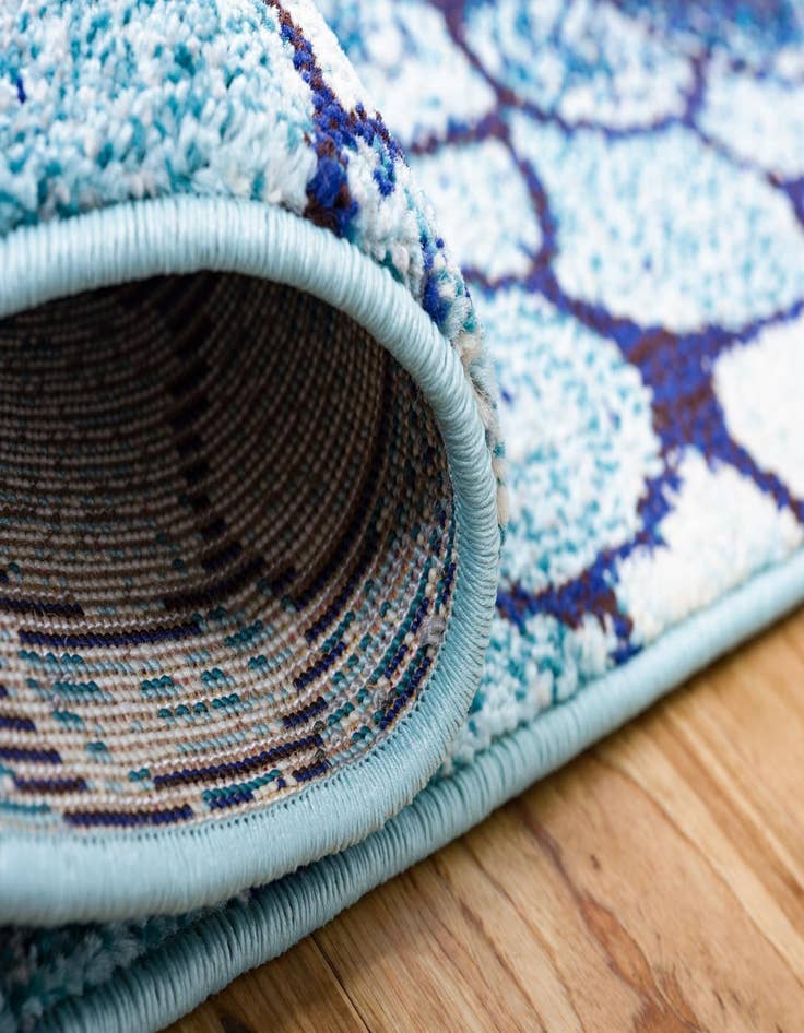 Detail image of  8' x 8'  Washable Hyacinth Round Rug